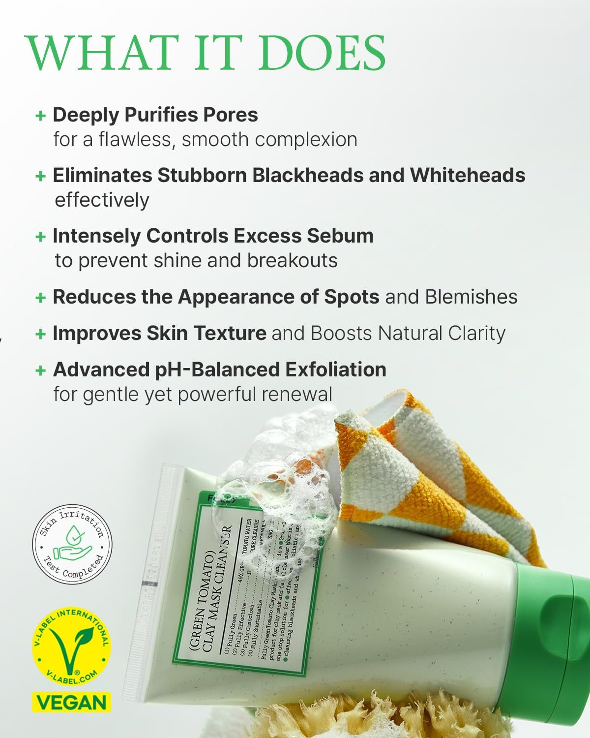 Baru Bloom® Green Tomato Clay Mask Cleanser