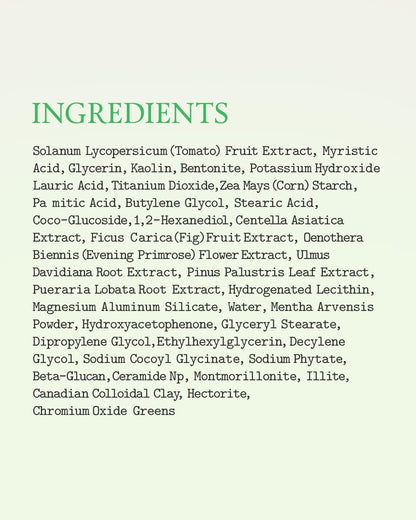 Baru Bloom® Green Tomato Clay Mask Cleanser