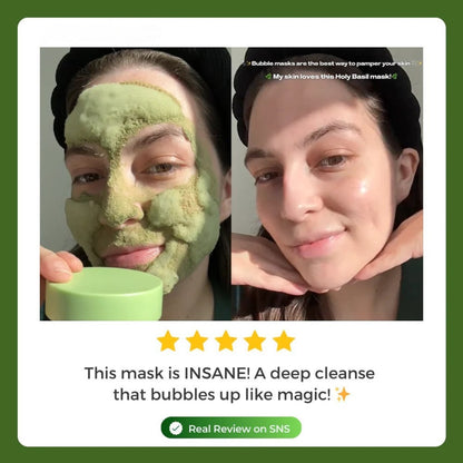 Baru Bloom® Sparkling Basil Bubble Mask