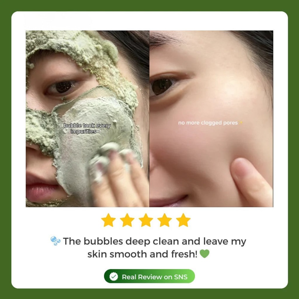 Baru Bloom® Sparkling Basil Bubble Mask