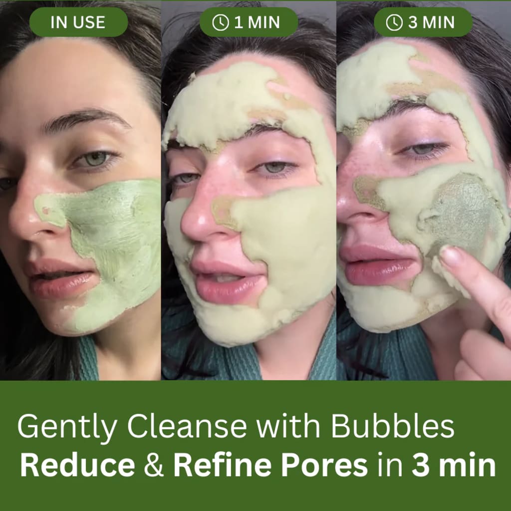 Baru Bloom® Sparkling Basil Bubble Mask